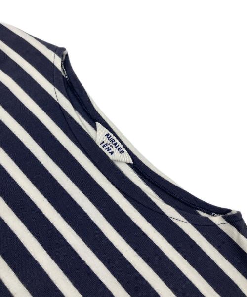 AURALEE（オーラリー）AURALEE (オーラリー) IENA (イエナ) バスクシャツ　ボーダー ホワイト×ネイビー サイズ:1の古着・服飾アイテム
