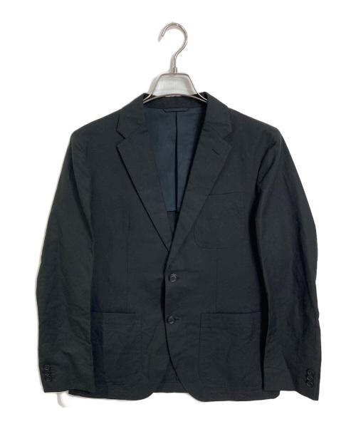 MARGARET HOWELL（マーガレットハウエル）MARGARET HOWELL (マーガレットハウエル) リネン混テーラードジャケット ブラック サイズ:Mの古着・服飾アイテム