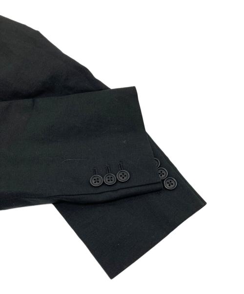 MARGARET HOWELL（マーガレットハウエル）MARGARET HOWELL (マーガレットハウエル) リネン混テーラードジャケット ブラック サイズ:Mの古着・服飾アイテム