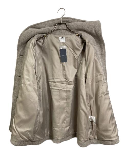 URBAN RESEARCH DOORS（アーバンリサーチドアーズ）URBAN RESEARCH DOORS (アーバンリサーチドアーズ) エアリーウールフードコート アウター　ミドル丈 ベージュ サイズ:M 未使用品の古着・服飾アイテム