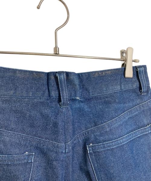 JOHN LAWRENCE SULLIVAN（ジョン ローレンス サリバン）JOHN LAWRENCE SULLIVAN (ジョン ローレンス サリバン) Rigid denim wide pants リジットデニムワイドパンツ　ワイドパンツ　日本製 インディゴ サイズ:44の古着・服飾アイテム