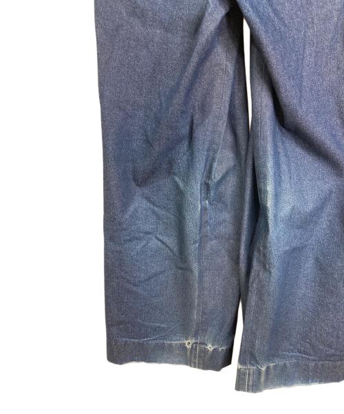 JOHN LAWRENCE SULLIVAN（ジョン ローレンス サリバン）JOHN LAWRENCE SULLIVAN (ジョン ローレンス サリバン) Rigid denim wide pants リジットデニムワイドパンツ　ワイドパンツ　日本製 インディゴ サイズ:44の古着・服飾アイテム