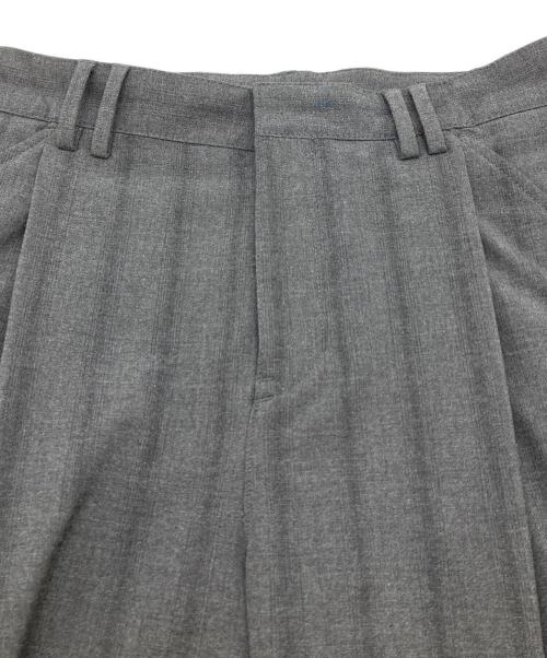 ZARA（ザラ）ZARA (ザラ) ピンストライプ セットアップスーツ　パンツスーツ　ジャケット　ワイドパンツ　セレモニー グレー サイズ:SIZE M / パンツUS30の古着・服飾アイテム