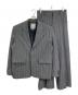 ZARA（ザラ）の古着「ピンストライプ セットアップスーツ　パンツスーツ　ジャケット　ワイドパンツ　セレモニー」｜グレー