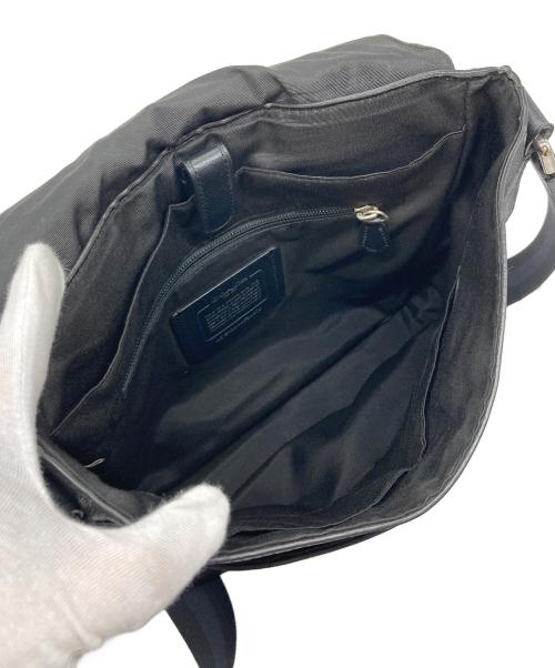 COACH（コーチ）COACH (コーチ) ショルダーバッグ　レザーバッグ ブラック サイズ:実寸参照の古着・服飾アイテム