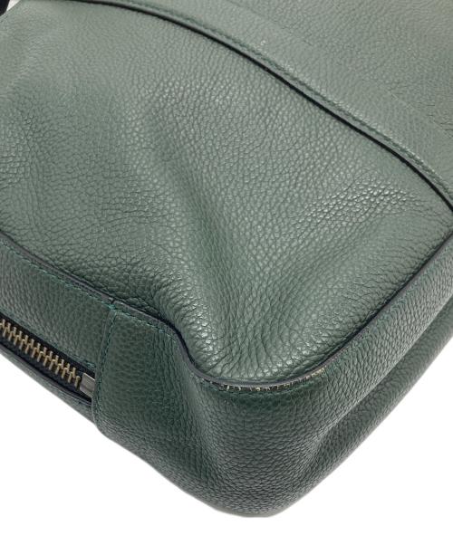 COACH（コーチ）COACH (コーチ) ブリーフケース　レザーバッグ　ビジネスバッグ グリーン サイズ:実寸参照の古着・服飾アイテム