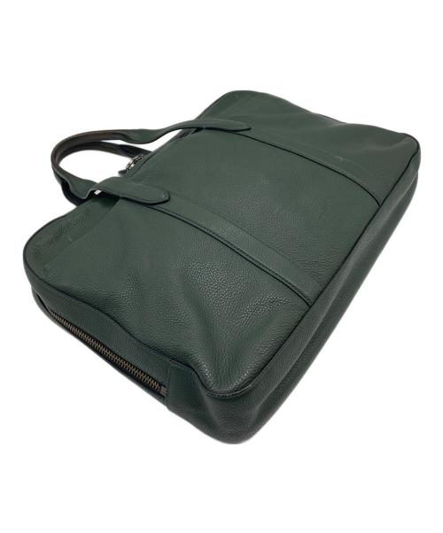 COACH（コーチ）COACH (コーチ) ブリーフケース　レザーバッグ　ビジネスバッグ グリーン サイズ:実寸参照の古着・服飾アイテム