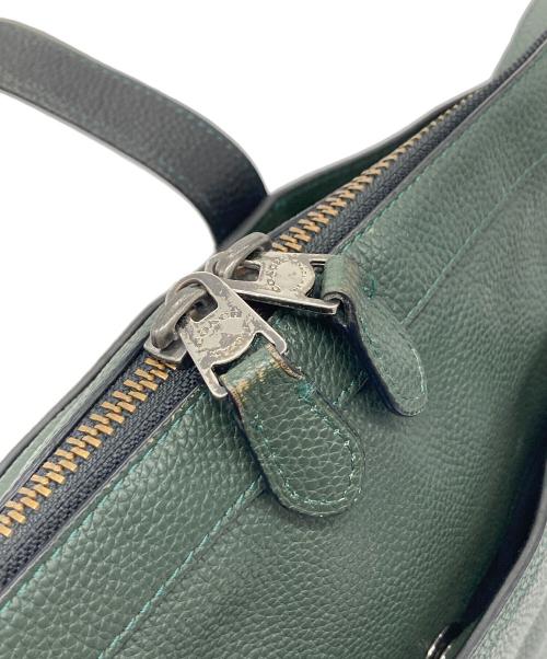 COACH（コーチ）COACH (コーチ) ブリーフケース　レザーバッグ　ビジネスバッグ グリーン サイズ:実寸参照の古着・服飾アイテム