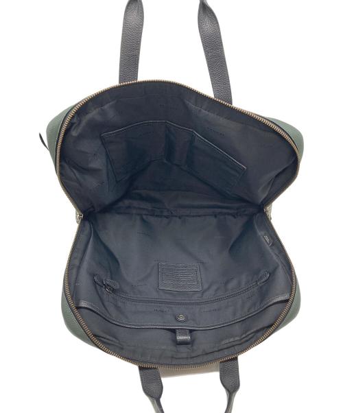 COACH（コーチ）COACH (コーチ) ブリーフケース　レザーバッグ　ビジネスバッグ グリーン サイズ:実寸参照の古着・服飾アイテム