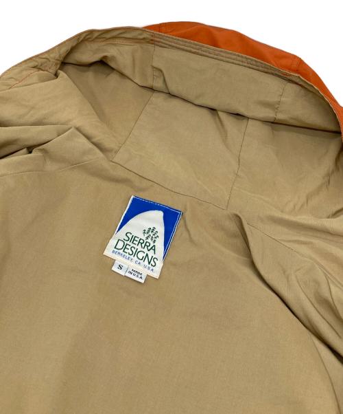 SIERRA DESIGNS（シエラデザインズ）SIERRA DESIGNS (シエラデザインズ) 80’S 60/40 ロクヨンクロスマウンテンパーカー　 8本木タグ USA製 大倉スポーツ代理店 オレンジ サイズ:Sの古着・服飾アイテム