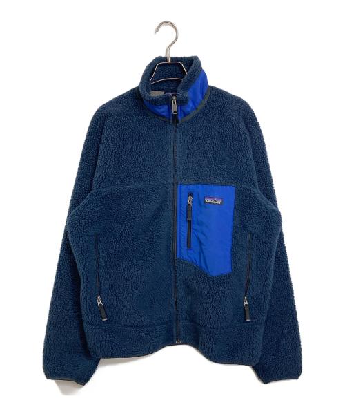 Patagonia（パタゴニア）Patagonia (パタゴニア) クラシック レトロX フリースジャケットメンズS ネイビー×ブルー サイズ:Mの古着・服飾アイテム