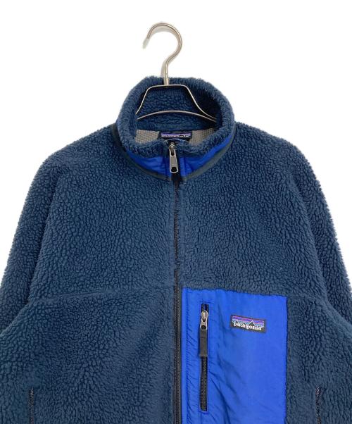 Patagonia（パタゴニア）Patagonia (パタゴニア) クラシック レトロX フリースジャケットメンズS ネイビー×ブルー サイズ:Mの古着・服飾アイテム
