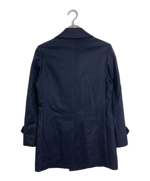 TOMORROW LAND（トゥモローランド）TOMORROW LAND (トゥモローランド) カシミヤ混 ダブル ピーコート　アウター ネイビー サイズ:44の古着・服飾アイテム