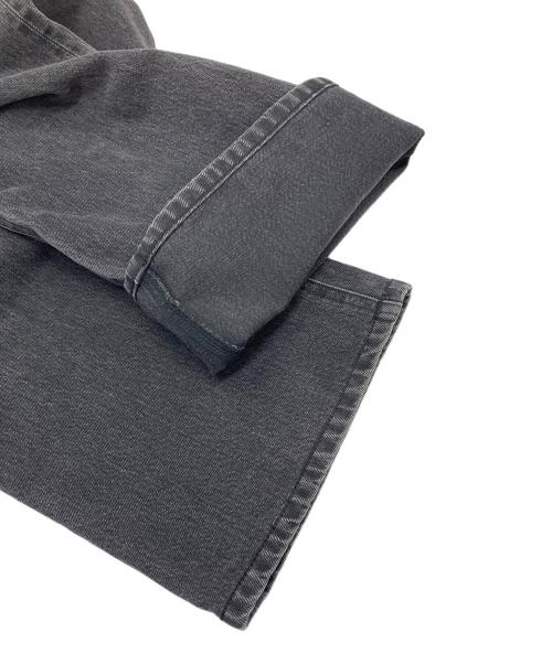 EVERYDAY I LIKE.（エヴリデイ アイ ライク）EVERYDAY I LIKE. (エヴリデイ アイ ライク) Tuck Buggy タックバギーデニムパンツ　ヴィンテージ加工　ワイドパンツ　 グレー サイズ:34の古着・服飾アイテム