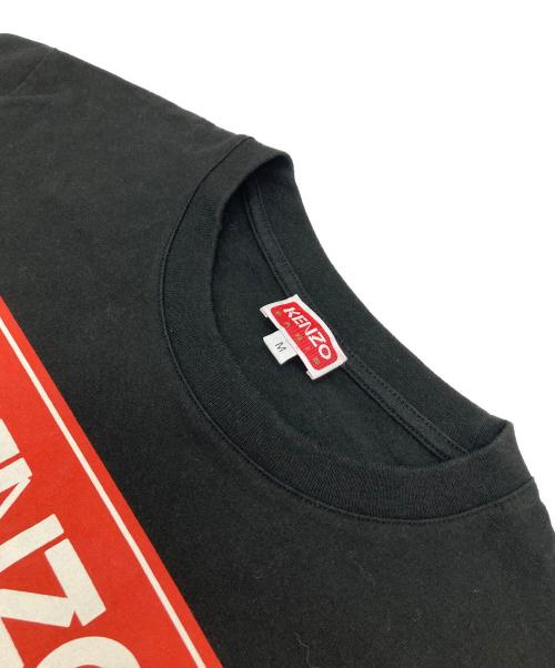 KENZO（ケンゾー）KENZO (ケンゾー) ロゴ Tシャツ　コットン Tシャツ ブラック サイズ:Mの古着・服飾アイテム