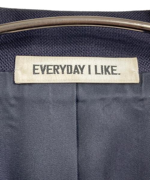 EVERYDAY I LIKE.（エヴリデイ アイ ライク）EVERYDAY I LIKE. (エヴリデイ アイ ライク) DOUBLE ジャケット ダブルブレストジャケット　アウター　ライトアウター　セレモニー　オフィスカジュアル　フォーマル ネイビー サイズ:36の古着・服飾アイテム
