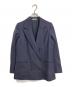 EVERYDAY I LIKE.（エヴリデイ アイ ライク）の古着「DOUBLE ジャケット ダブルブレストジャケット　アウター　ライトアウター　セレモニー　オフィスカジュアル　フォーマル」｜ネイビー