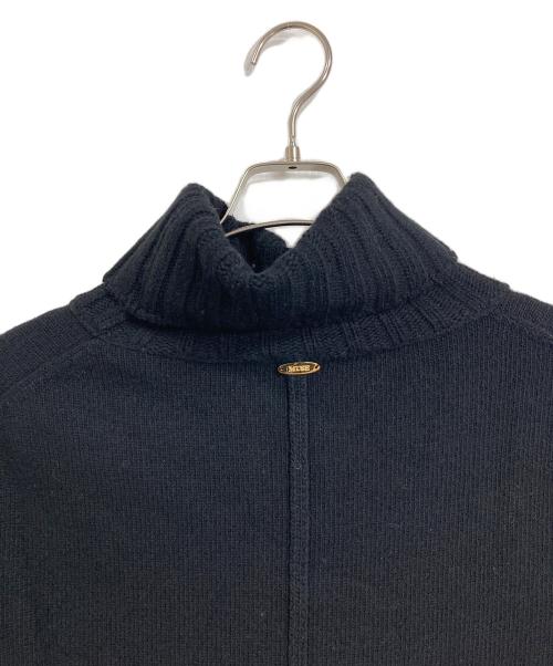 MUSE de Deuxieme Classe（ミューズ ドゥーズィエム クラス）MUSE de Deuxieme Classe (ミューズ ドゥーズィエム クラス) JADE タートルネック プルオーバー　カシミヤ混ニット　長袖ニット　日本製 ブラック サイズ:実寸参照の古着・服飾アイテム