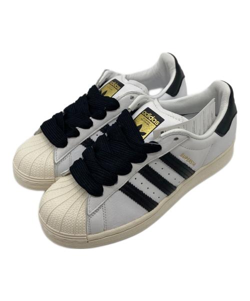 adidas（アディダス）adidas (アディダス) スーパースターレースレス 2ＷＡＹスニーカー スリッポン　ローカットスニーカー ホワイト サイズ:US5 未使用品の古着・服飾アイテム