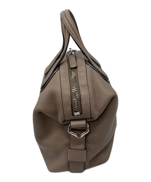 GIVENCHY（ジバンシィ）GIVENCHY (ジバンシィ) ハンドバッグ　レザーバッグ　ナイチンゲール グレー サイズ:実寸参照の古着・服飾アイテム
