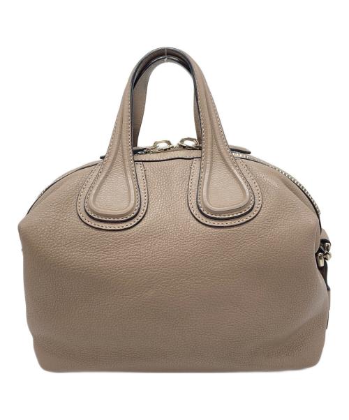 GIVENCHY（ジバンシィ）GIVENCHY (ジバンシィ) ハンドバッグ　レザーバッグ　ナイチンゲール グレー サイズ:実寸参照の古着・服飾アイテム