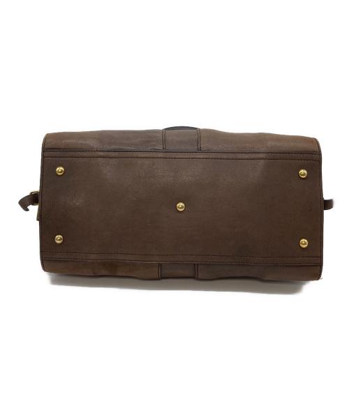 Yves Saint Laurent（イヴサンローラン）Yves Saint Laurent (イヴサンローラン) カバス ハンドバッグ　レザーバッグ ブラウン サイズ:実寸参照の古着・服飾アイテム