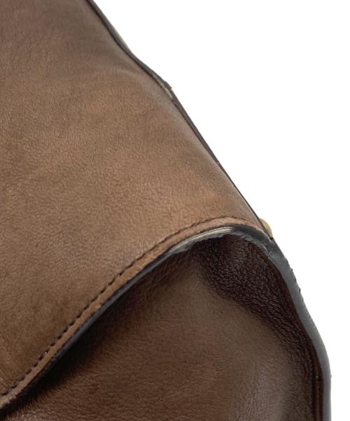 Yves Saint Laurent（イヴサンローラン）Yves Saint Laurent (イヴサンローラン) カバス ハンドバッグ　レザーバッグ ブラウン サイズ:実寸参照の古着・服飾アイテム