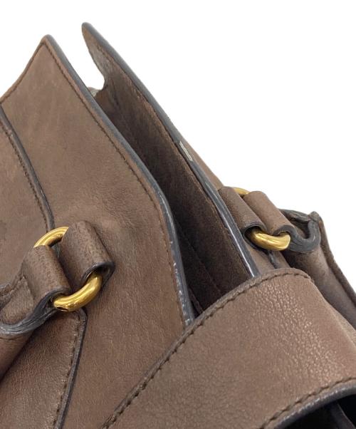 Yves Saint Laurent（イヴサンローラン）Yves Saint Laurent (イヴサンローラン) カバス ハンドバッグ　レザーバッグ ブラウン サイズ:実寸参照の古着・服飾アイテム