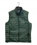 Patagoniaパタゴニア）の古着「ナノ・パフ・ベスト　25年モデル　中わたベスト」｜Kelp Forest グリーン