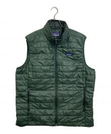 Patagonia（パタゴニア）の古着「ナノ・パフ・ベスト　25年モデル　中わたベスト」｜Kelp Forest グリーン
