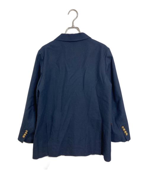 Spick and Span（スピック＆スパン）Spick and Span (スピックアンドスパン) ウール先染めダブルジャケット ネイビー サイズ:38の古着・服飾アイテム