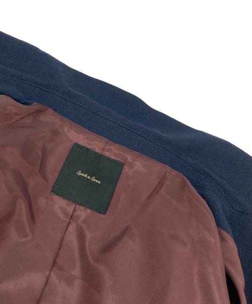 Spick and Span（スピック＆スパン）Spick and Span (スピックアンドスパン) ウール先染めダブルジャケット ネイビー サイズ:38の古着・服飾アイテム