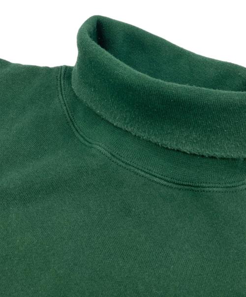 TULTEX（タルテックス）TULTEX (タルテックス) 【古着】90’Sタートルネックスウェット ブランクスウェット　90年代　USA製 グリーン サイズ:XLの古着・服飾アイテム