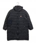 DANTONダントン）の古着「ダウンコート WOMENS HOODED DOWN JACKET ロングコート」｜ブラック
