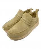 CLARKSクラークス）の古着「Maycliffe ワラビーシューズ」｜ベージュ