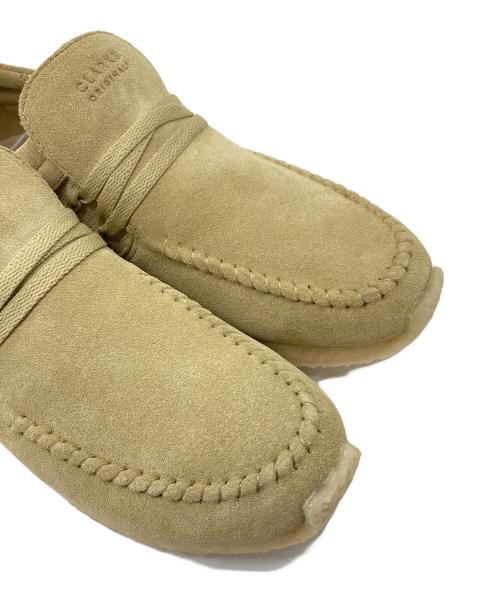 CLARKS（クラークス）CLARKS (クラークス) Maycliffe ワラビーシューズ ベージュ サイズ:UK8.5の古着・服飾アイテム