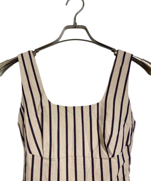 Estella.K（エステラケー）Estella.K (エステラケー) ノースリーブワンピース　ロングワンピース　コットンワンピース ベージュ サイズ:FREEの古着・服飾アイテム
