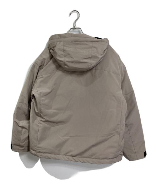 Sonny Label（サニーレーベル）Sonny Label (サニーレーベル) フーディーダウンジャケット　25AW グレージュ サイズ:FREE 未使用品の古着・服飾アイテム