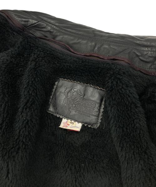 BRANDED GARAMENT（ブランデッド ガーメンツ）BRANDED GARAMENT (ブランデッド ガーメンツ) レザーライダースジャケット　ライナーベスト ブラック サイズ:40の古着・服飾アイテム