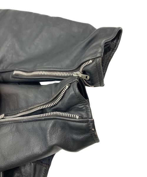 BRANDED GARAMENT（ブランデッド ガーメンツ）BRANDED GARAMENT (ブランデッド ガーメンツ) レザーライダースジャケット　ライナーベスト ブラック サイズ:40の古着・服飾アイテム