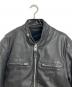 BRANDED GARAMENT (ブランデッド ガーメンツ) レザーライダースジャケット　ライナーベスト ブラック サイズ:40：12000円