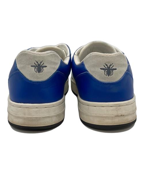 DIOR HOMME（ディオール オム）DIOR HOMME (ディオール オム) B02スニーカー　ローカットスニーカー　イタリア製 ホワイト×ブルー サイズ:42の古着・服飾アイテム