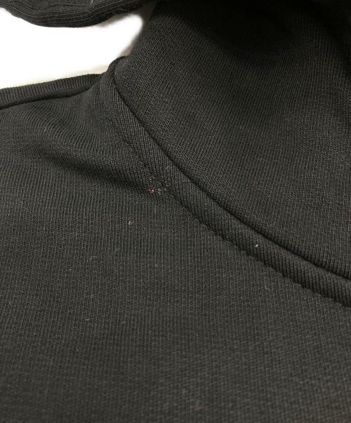 KENZO（ケンゾー）KENZO (ケンゾー) フラワー刺繍パーカーワンピース　パイル ブラック サイズ:Lの古着・服飾アイテム
