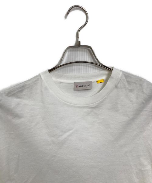 MONCLER（モンクレール）MONCLER (モンクレール) Simone Rocha (シモーネ ロシャ) パフレーススリーブTシャツ　イタリア製 ホワイト サイズ:Sの古着・服飾アイテム