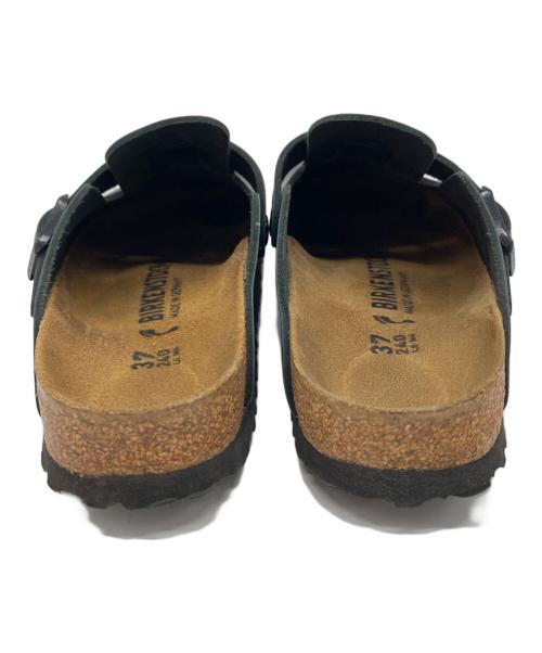 BIRKENSTOCK（ビルケンシュトック）BIRKENSTOCK (ビルケンシュトック) Boston BS ボストン レザー  サンダル　サボサンダル　フラットサンダル ブラック サイズ:37の古着・服飾アイテム