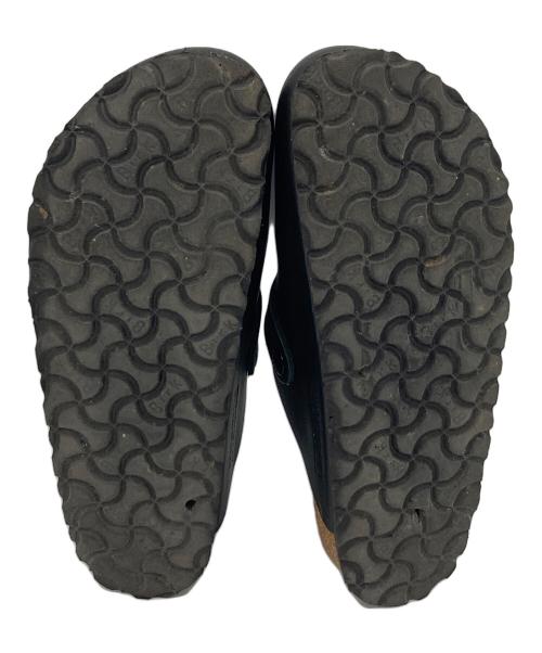 BIRKENSTOCK（ビルケンシュトック）BIRKENSTOCK (ビルケンシュトック) Boston BS ボストン レザー  サンダル　サボサンダル　フラットサンダル ブラック サイズ:37の古着・服飾アイテム