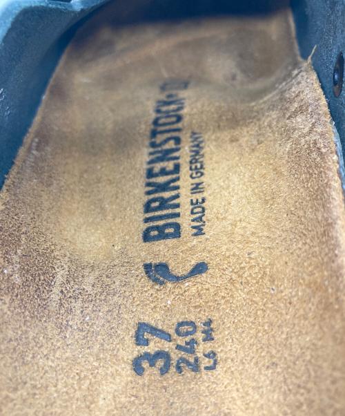 BIRKENSTOCK（ビルケンシュトック）BIRKENSTOCK (ビルケンシュトック) Boston BS ボストン レザー  サンダル　サボサンダル　フラットサンダル ブラック サイズ:37の古着・服飾アイテム