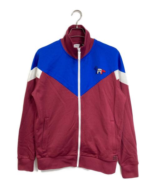 maison kitsune（メゾンキツネ）MAISON KITSUNE (メゾンキツネ) PUMA (プーマ) トラックジャケット　トリコロール トリコロールカラー サイズ:Mの古着・服飾アイテム