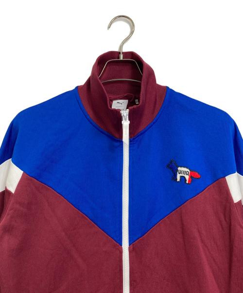 maison kitsune（メゾンキツネ）MAISON KITSUNE (メゾンキツネ) PUMA (プーマ) トラックジャケット　トリコロール トリコロールカラー サイズ:Mの古着・服飾アイテム