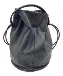 J&M DAVIDSON（ジェイ＆エム デヴィッドソン）の古着「ヌーベ バスケット NUBE BUCKET 巾着バッグ　フォーマル　セレモニー　 」｜ブラック